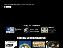 Tablet Screenshot of jandmautocenter.com